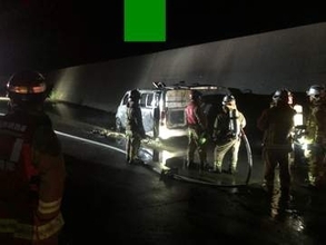 徳島市で「ペット火葬用車両」が全焼　路上に止めて犬を火葬中に出火【徳島】