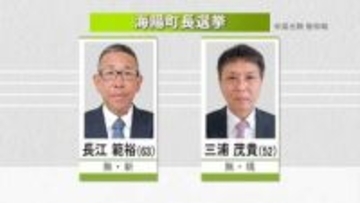 海陽町長選挙告示　現職と新人が立候補【徳島】