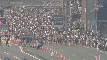 とくしまマラソン2026スタート　ランナーが懸命の走り【徳島】