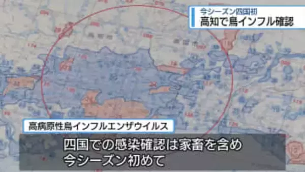 【四国で今季初】高知市で野鳥の死骸から鳥インフル　徳島県が対策よびかけ【徳島】