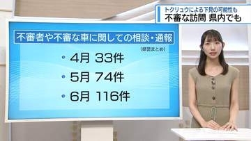 県内でも「不審な訪問」確認　警察が注意呼びかけ【徳島】