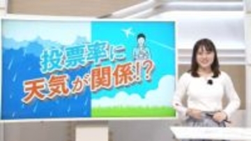 投票日は真冬の寒さ「天気で投票率かわる？」　佐々木予報士がマメテン解説【徳島】