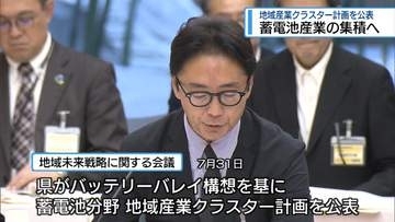 蓄電池分野の「地域産業クラスター計画」　先行事例として認定【徳島】