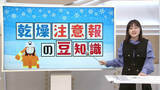 「「乾燥注意報」の発表基準は？　佐々木予報士がマメテン解説【徳島】」の画像1