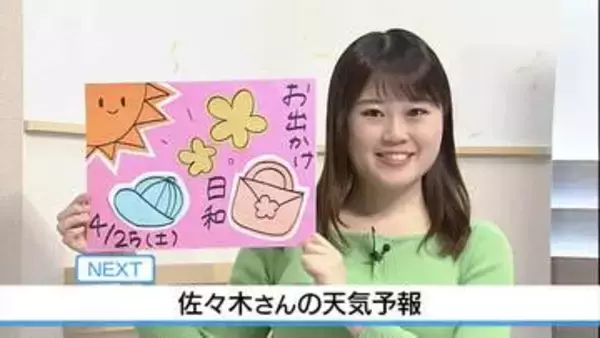 【動画】25日はお出かけ日和 紫外線対策を　佐々木予報士の天気予報（24日：19:00）【徳島】
