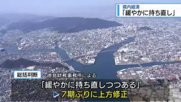 県内経済「緩やかに持ち直しつつある」　徳島財務事務所【徳島】