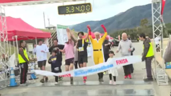 東みよし町でリレーマラソン　たすきリレー繰り広げる　【徳島】