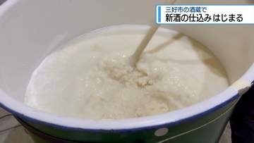 秋深まり「新酒」の仕込み始まる　三好市の酒蔵【徳島】