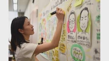 会議の議論を絵に描き起こす！？　グラフィックレコーダーとは【徳島】