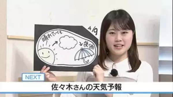 【動画】9日は夜には雨　一日の寒暖差に注意　佐々木予報士の天気予報（8日：19:00）【徳島】
