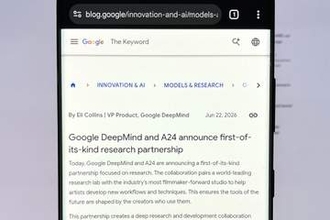 Google DeepMindと映画スタジオのA24が研究提携