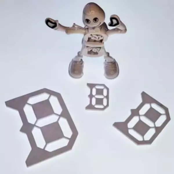 [本日の一品]電気の要らない「7セグメント数字定規」のデジタル感がたまらない