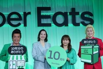 Uber Eats日本進出10年、生活インフラへ進化――ミキティやカズレーザーも愛用をアピール
