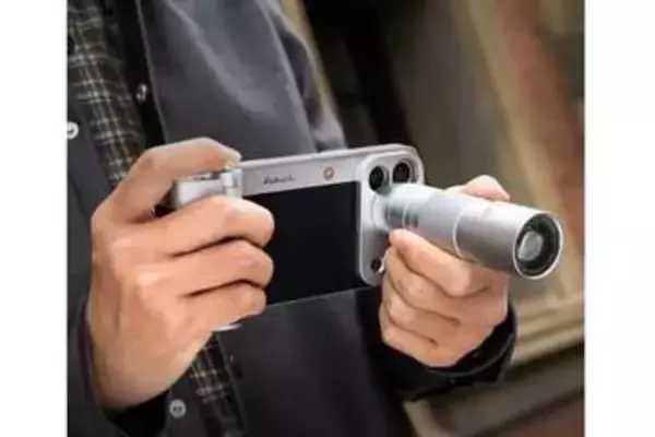 望遠レンズ着脱式のiPhone用撮影キット「PGYTECH RetroVa」発売、microSDも使える