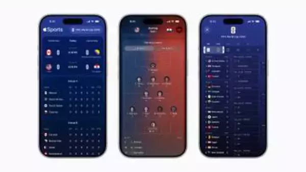 アップルのスポーツ情報アプリ「Apple Sports」が日本でも、ワールドカップ情報も