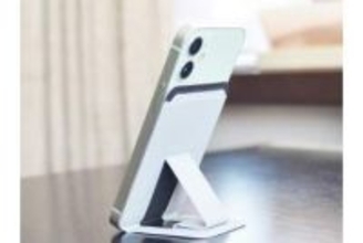 [本日の一品]ダイソーで550円！　MagSafe対応の「スタンド付マグネットカードケース」