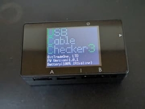 [本日の一品]USBケーブルの“正体”が一瞬でわかる！小型チェッカーがすごい