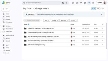Google Meet、会議メモや録画をGoogle ドライブに自動保存する新機能