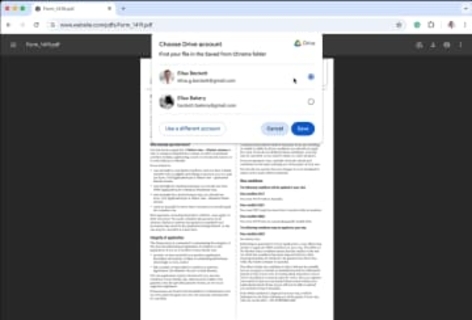 パソコン版「Google Chrome」で閲覧中のPDFを直接保存できる新機能