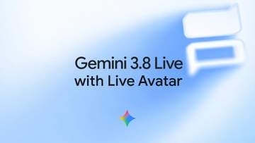 グーグル、AIアバターが応答する「Gemini 3.8 Live with Live Avatar」発表
