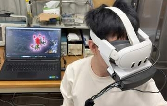 楽天モバイル、映像と香りを同期するVR旅行　ウェアラブル嗅覚ディスプレイを活用
