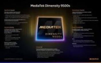 MediaTek、新チップセット「Dimensity 9500s」「Dimensity 8500」発表