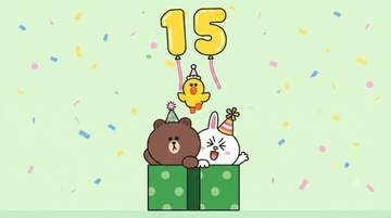 LINEが15周年、無料の復刻スタンプや限定グッズ抽選　トーク画面の隠し演出も