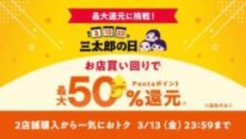 au PAY マーケット、最大50％還元の「超BIGお買い物ラリー」開催　13日～