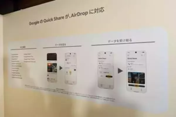 Quick ShareのAirDrop互換、Pixel 11やPixel 9a／8aも対応