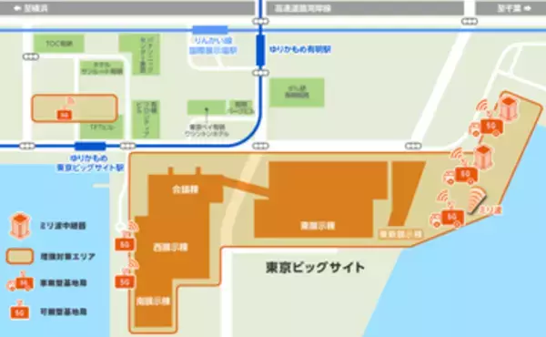 KDDI、夏コミのエリア対策に「ミリ波中継局」と「ミリ波Wi-Fi」を試験導入