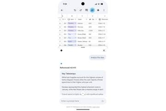 Android版「Googleスプレッドシート」でGeminiが利用可能に