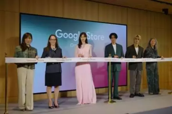 「Google Store 表参道」オープニングイベント、世界最大規模の店舗に中条あやみとKing ＆ Princeの2人も駆けつける