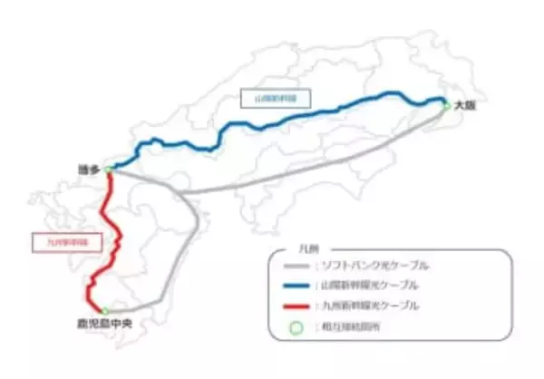 ソフトバンク、JR沿線の光ケーブルを活用した専用線サービスを提供