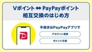 PayPayポイントとVポイントの相互交換が開始、手続きはPayPayアプリから