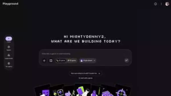 グーグル、プロンプトでゲーム制作できる「Playground」米国で提供開始