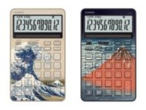 葛飾北斎の浮世絵がカシオの電卓に