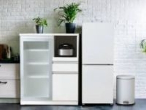 ニトリ、リビングになじむ2ドア冷蔵庫　広い冷凍室