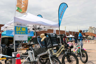 ライフスタイル別カスタムe-bike、アウトドア家電にも興味津々! e-bike Watchブースも大盛況!!