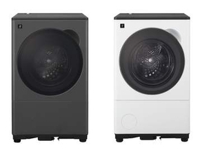 シャープ、ヒートポンプでもコンパクトな10kgドラム洗濯機