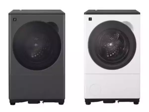 シャープ、ヒートポンプでもコンパクトな10kgドラム洗濯機