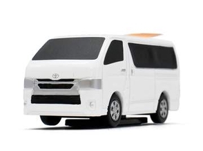 ハイエース型のふせんホルダー　1/64で再現