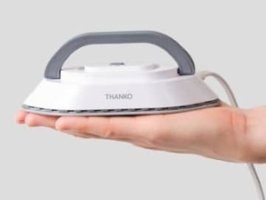 サンコー、海外でも使える手のひらサイズのアイロン