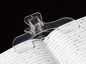 うかんむり型のクリップ　本のページ固定できて傷めない