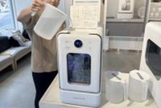 工事不要で置きやすい幅28cmの食洗機　最短15分で洗える