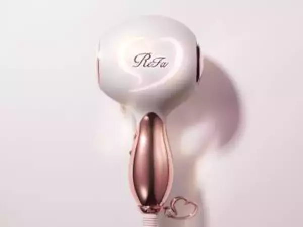 ReFaの丸くかわいいドライヤー　ハートがモチーフ