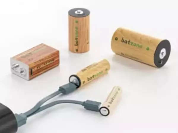 USB直挿しの充電池batzone、ビックカメラなど実店舗で販売