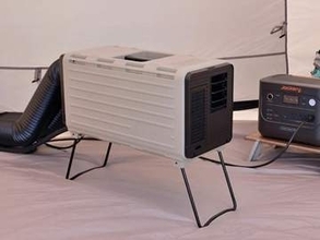 コロナのポータブルエアコン、テント泊にも