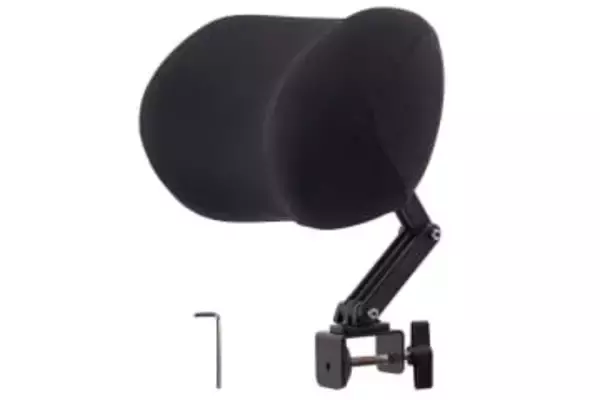 サンコー、イスに後付けするヘッドレスト　もちもち素材で快適