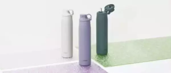 タイガー、ステンレスストローですぐ飲める保冷ボトル