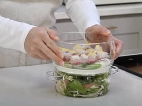 HARIO「ガラスせいろ」レンジで蒸し料理、2段重ねも